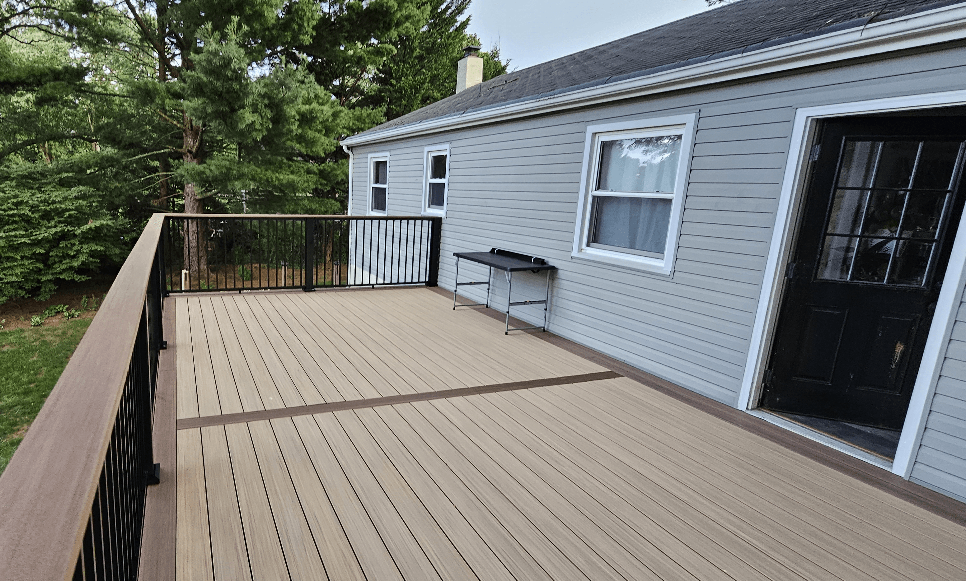 Pool Deck and Retaining Wall