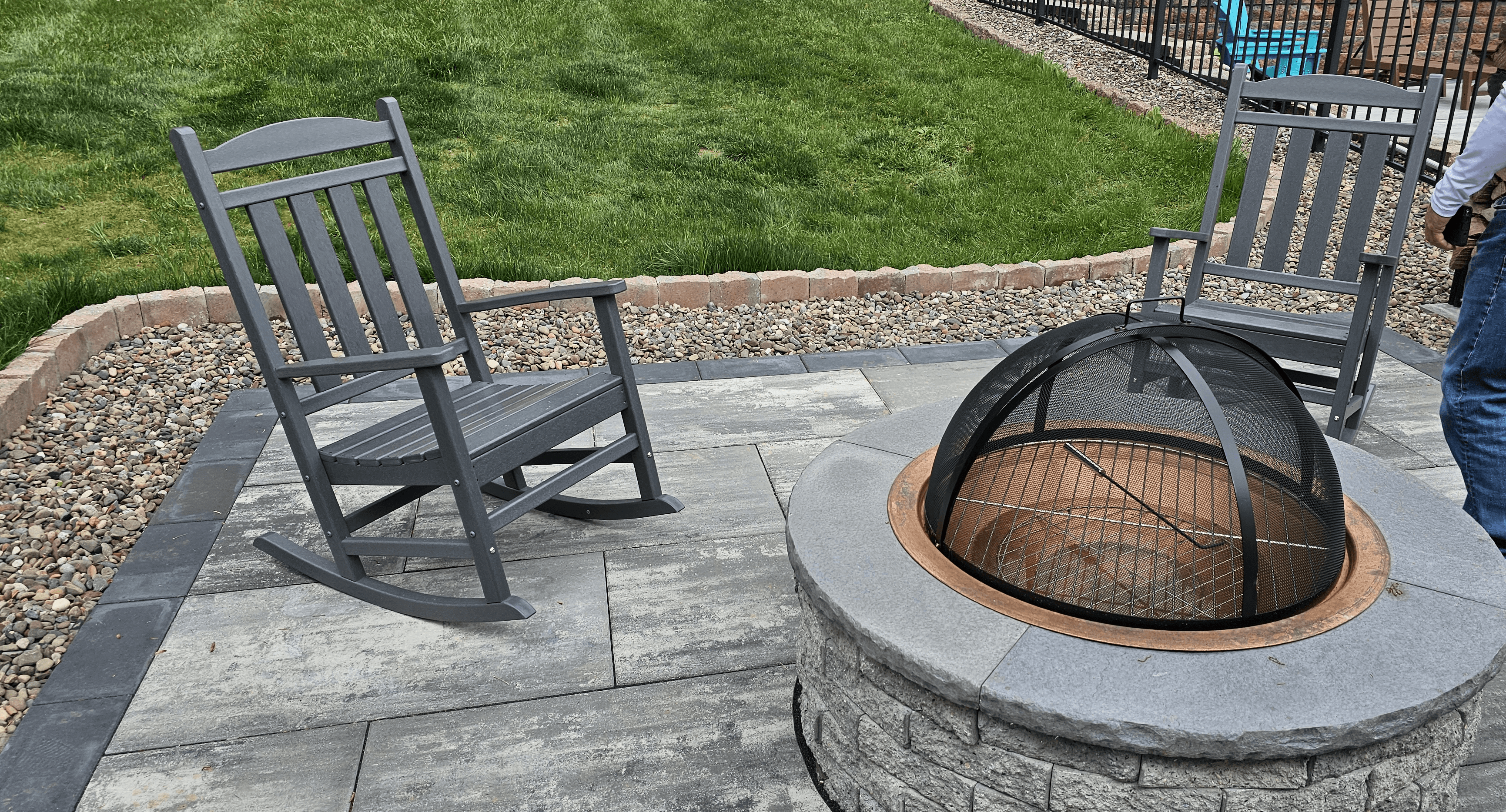 Pool Deck and Retaining Wall