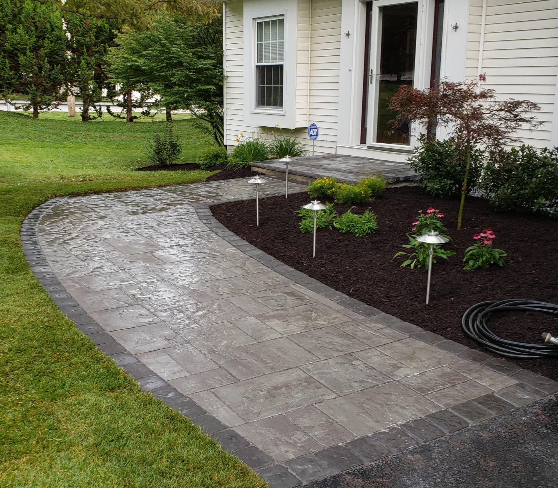 Pool Deck and Retaining Wall
