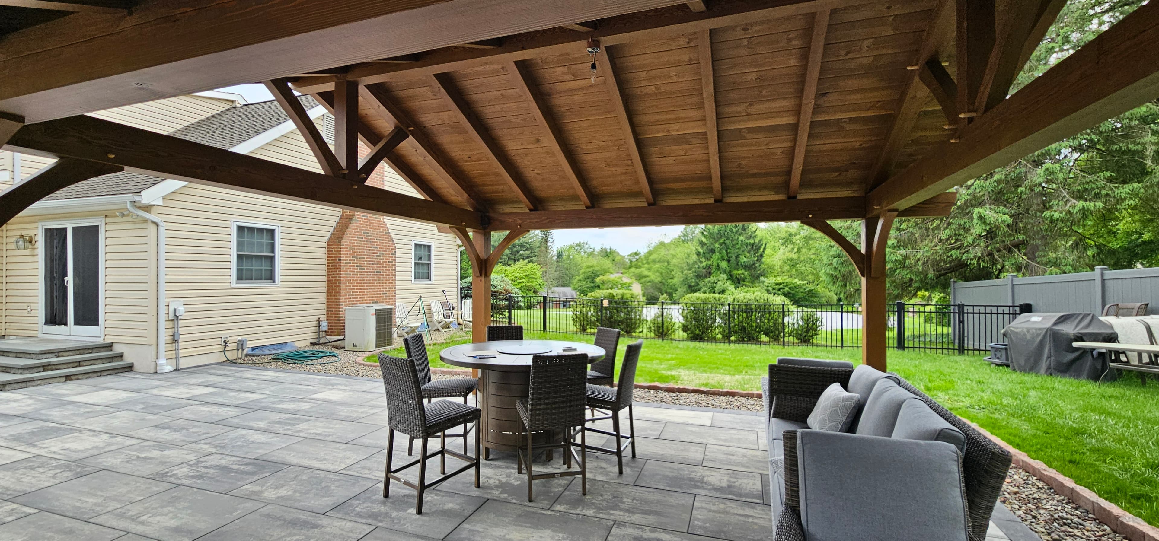 Pool Deck and Retaining Wall